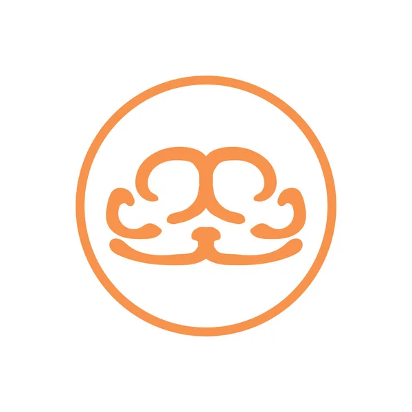 Diseño Plantilla Icono Ilustración Vector Logo Cerebral — Vector de stock
