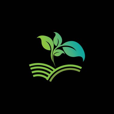 Siyah arka planda sağlık için organik bitkiler, yeşile dön