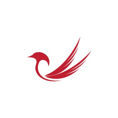 Kuş logosu resimleme tasarımı