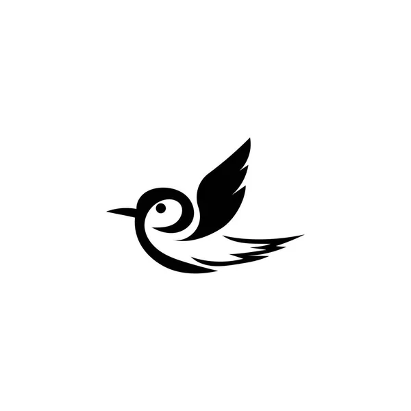 Uccello Logo Immagini Illustrazione Design — Vettoriale Stock