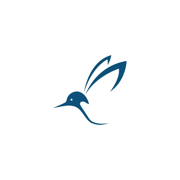 Vogel Logo Afbeeldingen Illustratie Ontwerp — Stockvector