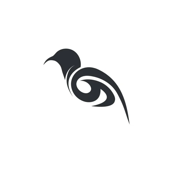 Uccello Logo Immagini Illustrazione Design — Vettoriale Stock