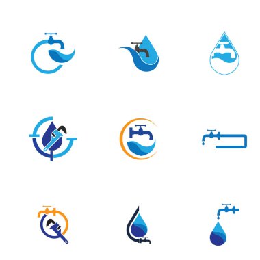 koleksiyon hizmeti logosu yaratıcı vektör çizimi