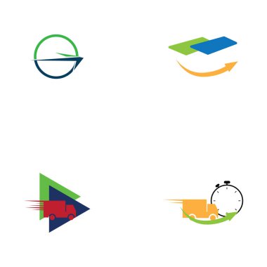 Teslimat çözümü logo tasarımı, teslimat servisi, teslimat ekspres logosu tasarımı, teslimatçı kurye kutusu, logo tasarım vektör şablonu olumsuz