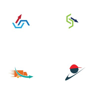 Teslimat çözümü logo tasarımı, teslimat servisi, teslimat ekspres logosu tasarımı, teslimatçı kurye kutusu, logo tasarım vektör şablonu olumsuz