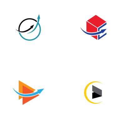 Teslimat çözümü logo tasarımı, teslimat servisi, teslimat ekspres logosu tasarımı, teslimatçı kurye kutusu, logo tasarım vektör şablonu olumsuz