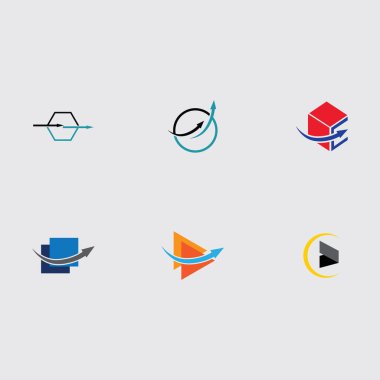 Teslimat ekspres logosu ve sembol tasarım şablonu