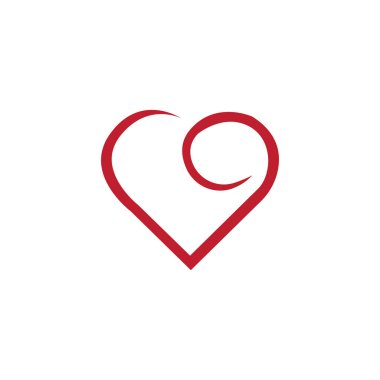 creative heart logo and symbol design vector template