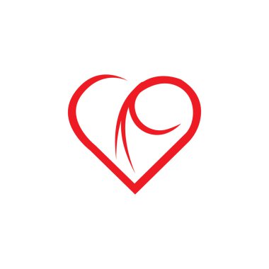creative heart logo and symbol design vector template