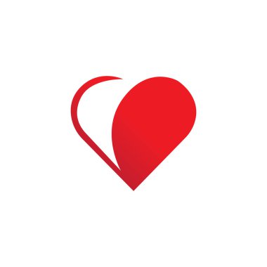 creative heart logo and symbol design vector template