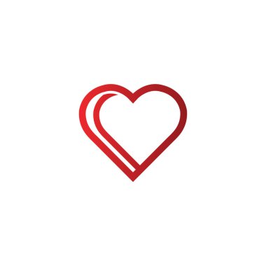 creative heart logo and symbol design vector template