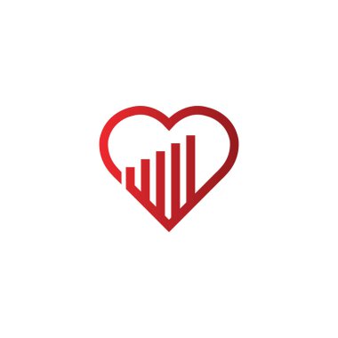 creative heart logo and symbol design vector template