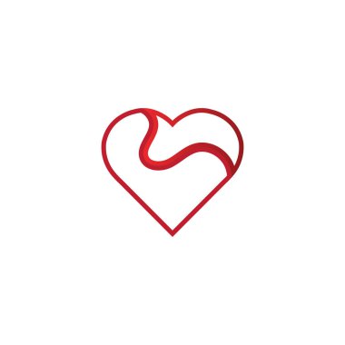 creative heart logo and symbol design vector template