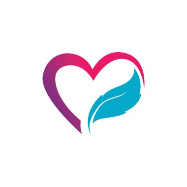 creative heart logo and symbol design vector template