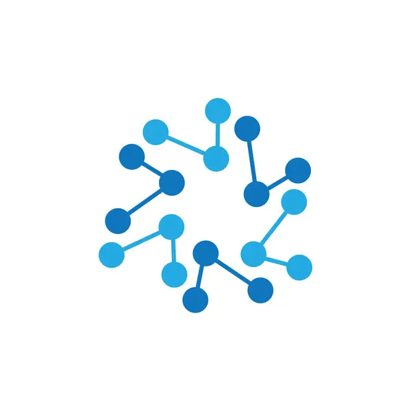 Молекула Логотип Символ Піктограма Векторний Шаблон Ліцензійні Стокові Вектори
