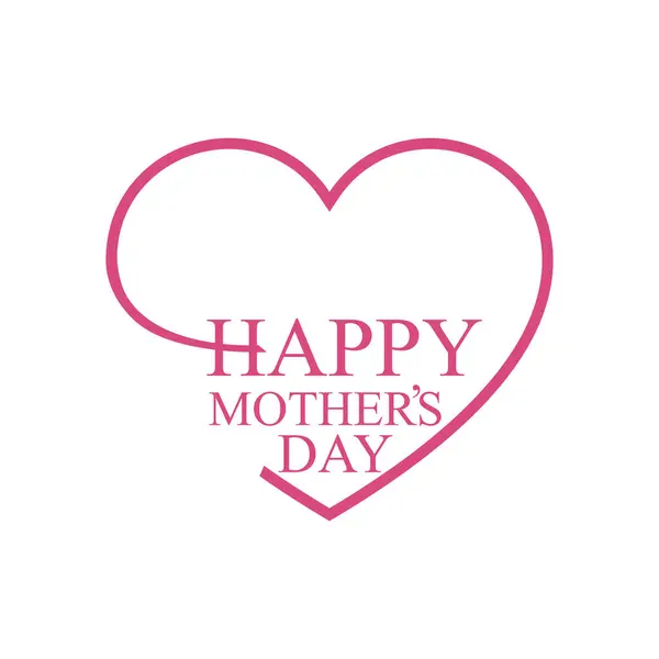 Abstrakt Happy Mother Day Logo Happy Mother Day Logo Design Royalty Free Stock Vektory