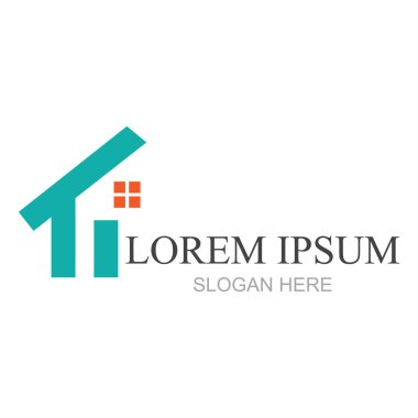 vektör logo tasarım lüks refah rahat ev otel veya ev Emlak iş şirketi