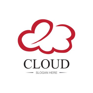 Bulut gradyanı logosu. Bulut ve ok kavramı. Başlangıç için damgalama, ajans, uygulamalar, yazılım, veritabanı, sunucu, bilgisayar, vb. Premium vektör logo şablonu tasarımı