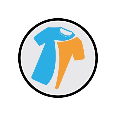 Mükemmel t-shirt logosu markası, moda giyim işi, ekran baskısı vs. için vektör grafik çizimi. bir çember üzerinde ve gri bir arkaplanda