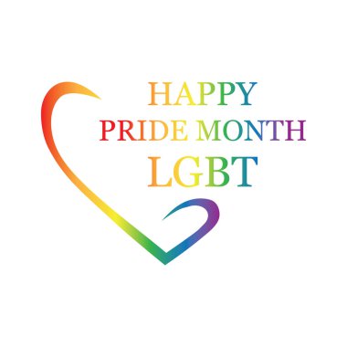 LGBT mutlu gurur ayı vektör resmi çizimi, LGBT İnsan Hakları ve Hoşgörü İllüstrasyonu