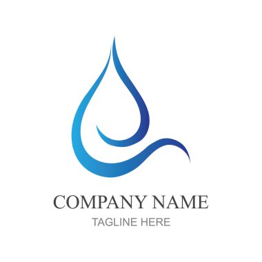 su damlası Logo Şablonu vektör çizimi tasarımı