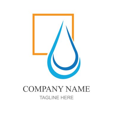 su damlası Logo Şablonu vektör çizimi tasarımı