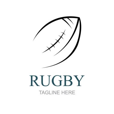 Amerikan Futbol Rozeti logo vektörü - Rugby logosu