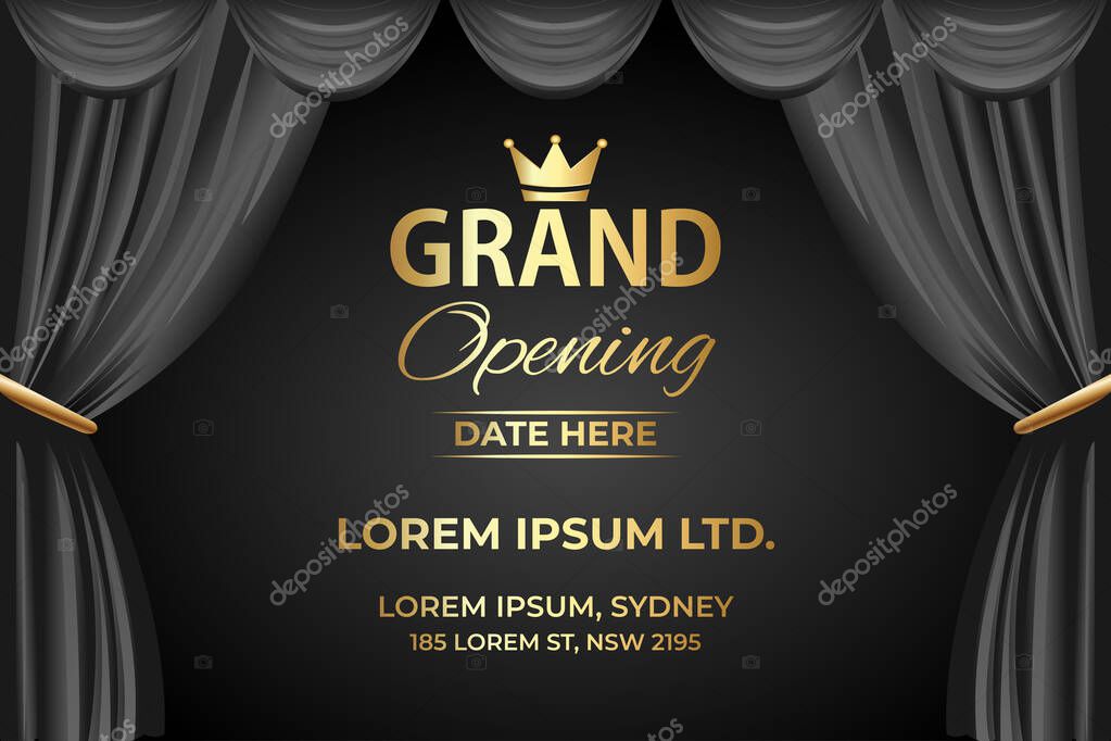 Elegant Grand Opening Event Design Template