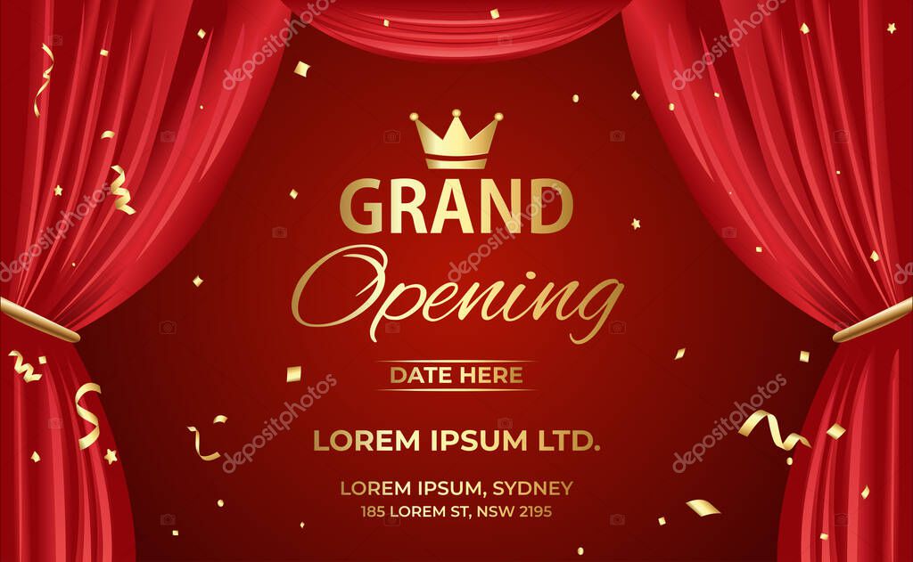 Elegant Grand Opening Event Design Template