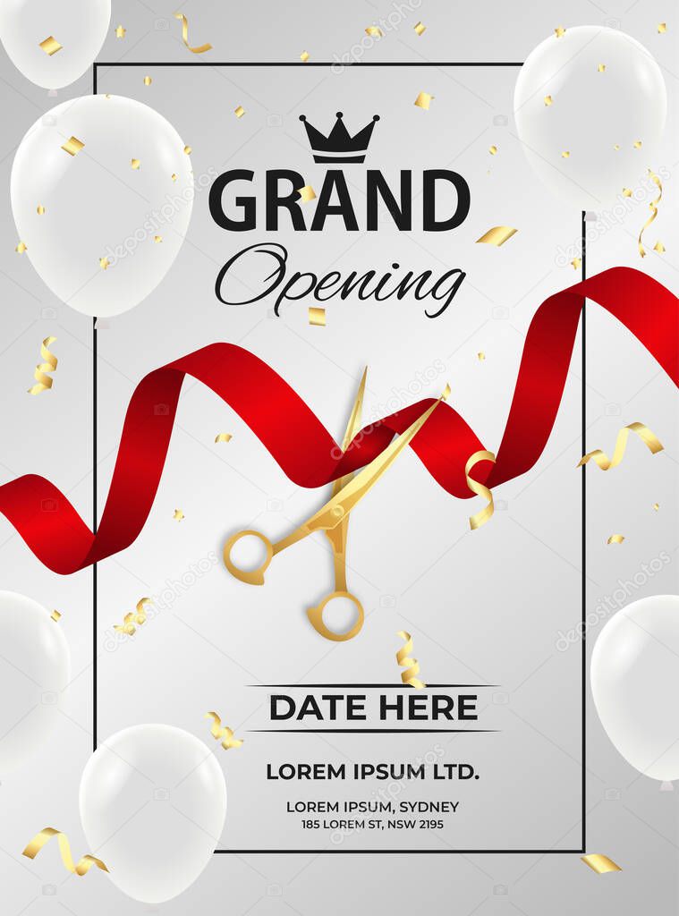 Elegant Grand Opening Event Design Template