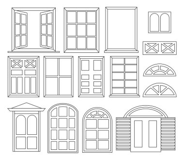 Çeşitli Pencere Çerçeve Biçimleri ve Tasarımları
