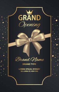 Altın kurdeleli Siyah Altın Gölgeli Ticaretin Büyük Açılış Pilotu