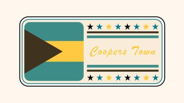 Güney Afrika Bayrak Tasarımlı Klasik Cape Town İsim Plakası