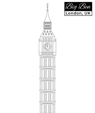 Iconic Big Ben Londons Ünlü Saat Kulesi