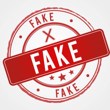 Onaylanmış Sahte Lastik Damga Vektörü