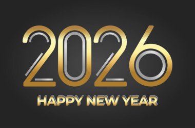 2025 altın metin ve parlak arkaplan ile mutlu yeni yıl tasarımı