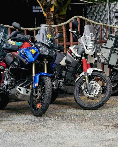 Kuala Terengganu Malaysia June 2022 Motorcycles Parking Roadside Terengganu Bike — Stok Foto