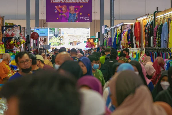 Terengganu Malaysia June 2022 Pasar Payang Selling Traditonal Local Foods —  Fotos de Stock