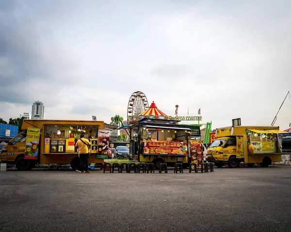 Bukit Jalil Μαλαισία Αύγουστος 2022 Φορτηγά Τροφίμων Που Πωλούν Διάφορες — Φωτογραφία Αρχείου
