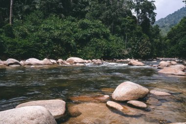River at Sungai Kampar, Gopeng, Perak.