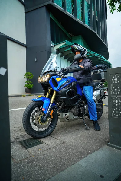 Melaka Malaysia Agustus 2022 Yamaha Tnr 1200 Adalah Sebuah Sepeda — Stok Foto