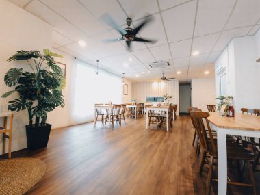 Kajang, Malaysia - June 14, 2022 Interior of the Koffie Lake cafe, a cafe selling bakery goods and western food.