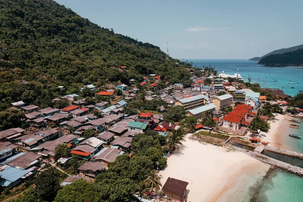 stock image Fisherman's village in Perhentian Island, Terengganu, Malaysia.