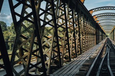 Victoria Bridge, a River Metal Railway, Kuala Kangsar.
