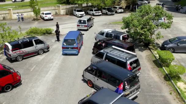 Port Dickson 2023 주차장에서 이동하는 슬로우 — 비디오