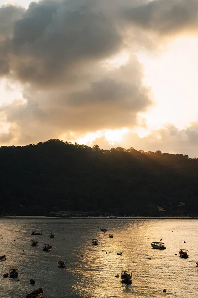 Схід Сонця Острові Перентьян Теренггану Малайзія — стокове фото