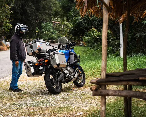 Cameron Highlands Malasia Sep 2022 Super Tenere 1200 Yamaha Motocicleta Fotos de stock libres de derechos