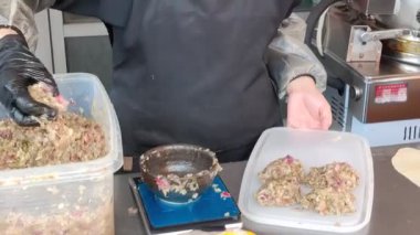 Biftek Roti 'yi Zhejiang' dan Çinli Müslüman tarifi yapmak.