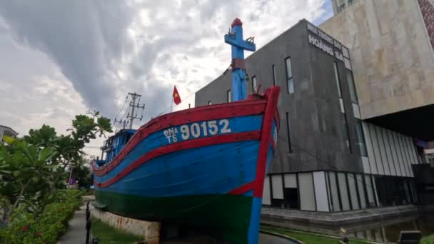 Bateau Côté Musée Des Îles Paracel Occupé Par Chine Danang — Video