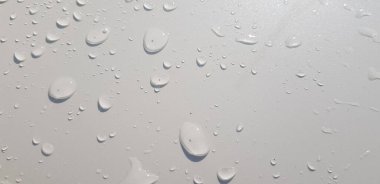 Water droplets perspective through white color surface good for multimedia content backgrounds clipart